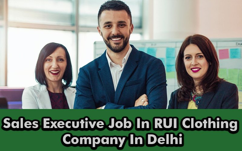 Sales Executive Job In RUI Clothing Company In Delhi