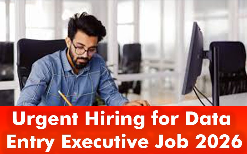 Urgent Hiring for Data Entry Executive Job 2026