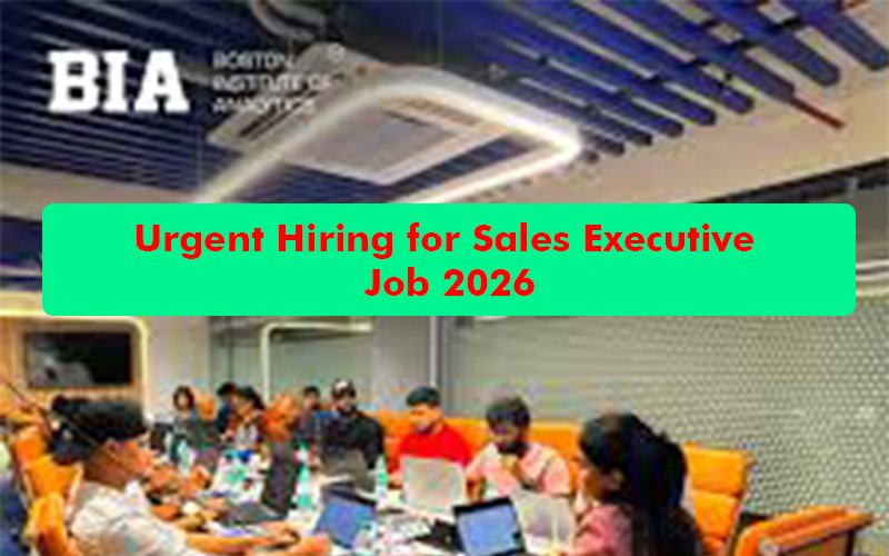 Urgent Hiring for Sales Executive Job 2026